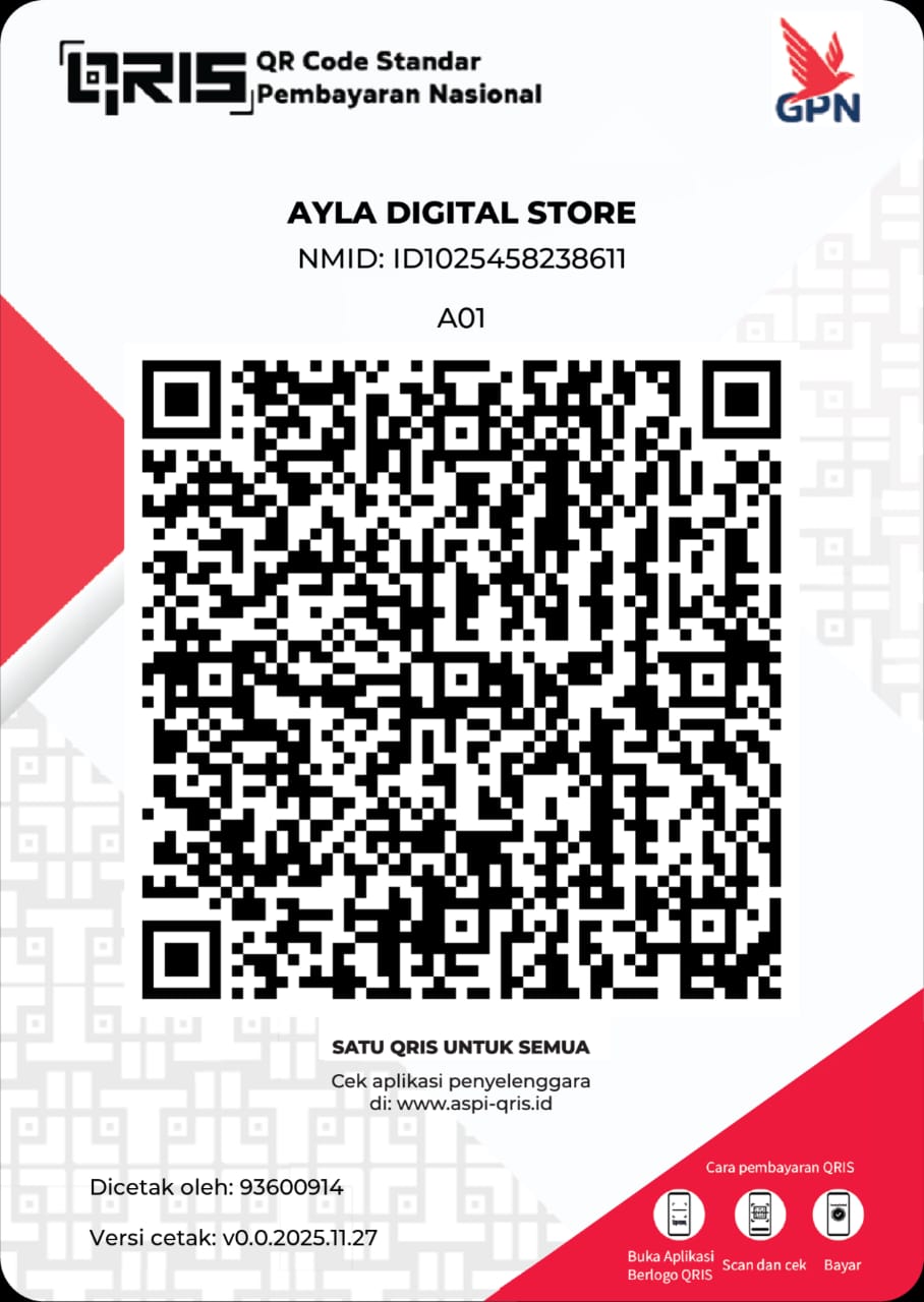 QRIS AYLA Digital Printing